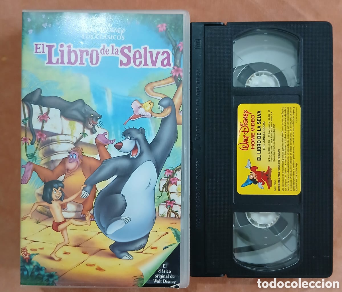 Cine: EL LIBRO DE LA SELVA (The Jungle Book) &bull; VHS