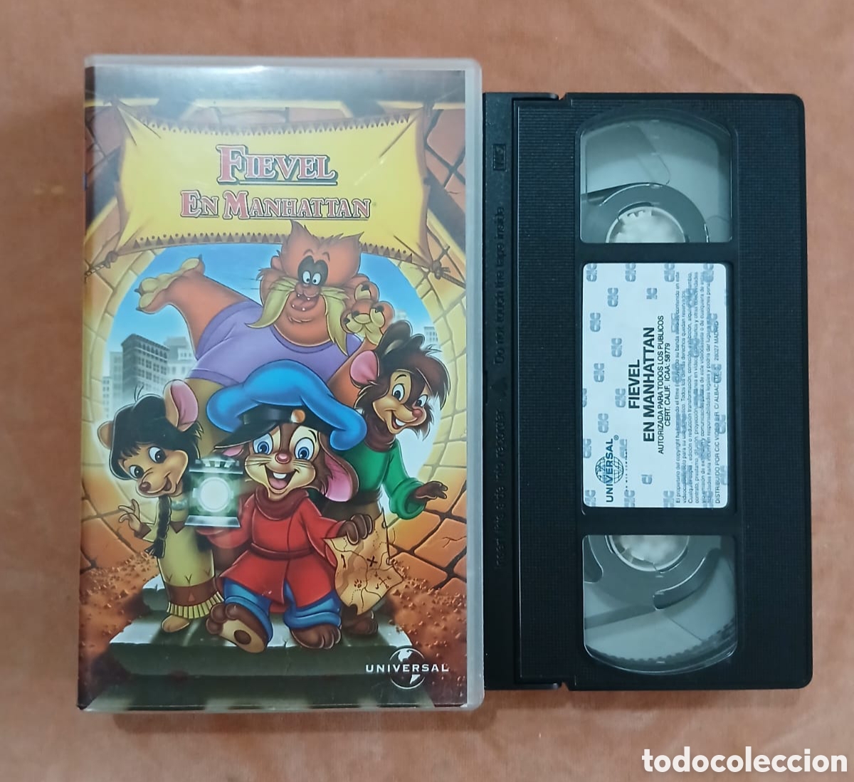 Cine: FIEVEL EN MANHATTAN (An American Tail: The Treasure of Manhattan Island) &bull; VHS
