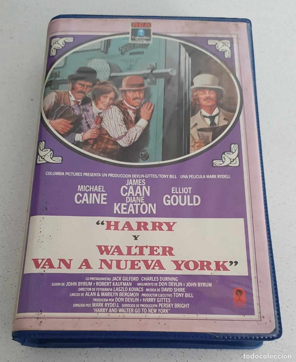 Cine: Pel&iacute;cula Vhs Harry y Walter van a Nueva York. James Caan, Diane Keaton, Michael Caine. RCA.