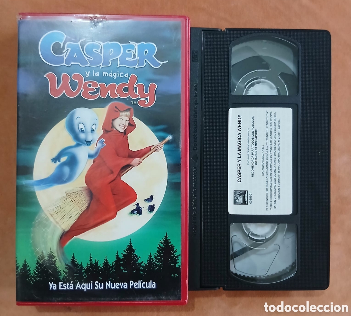 Cine: CASPER Y LA M&Aacute;GICA WENDY (Casper Meets Wendy) &bull; VHS