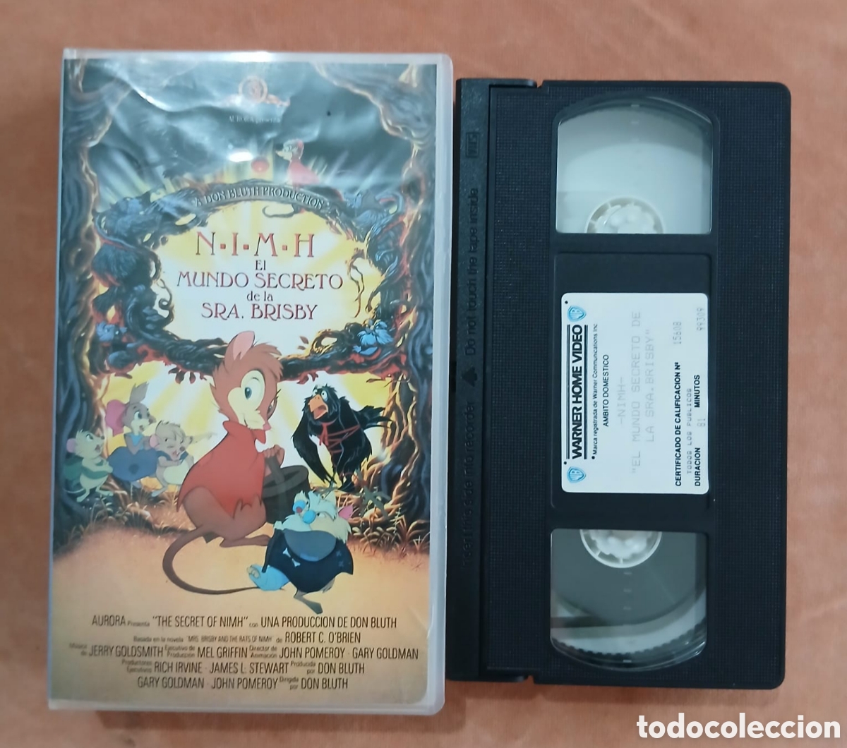 Cine: NIMH, el mundo secreto de la Sra. Brisby &bull; VHS