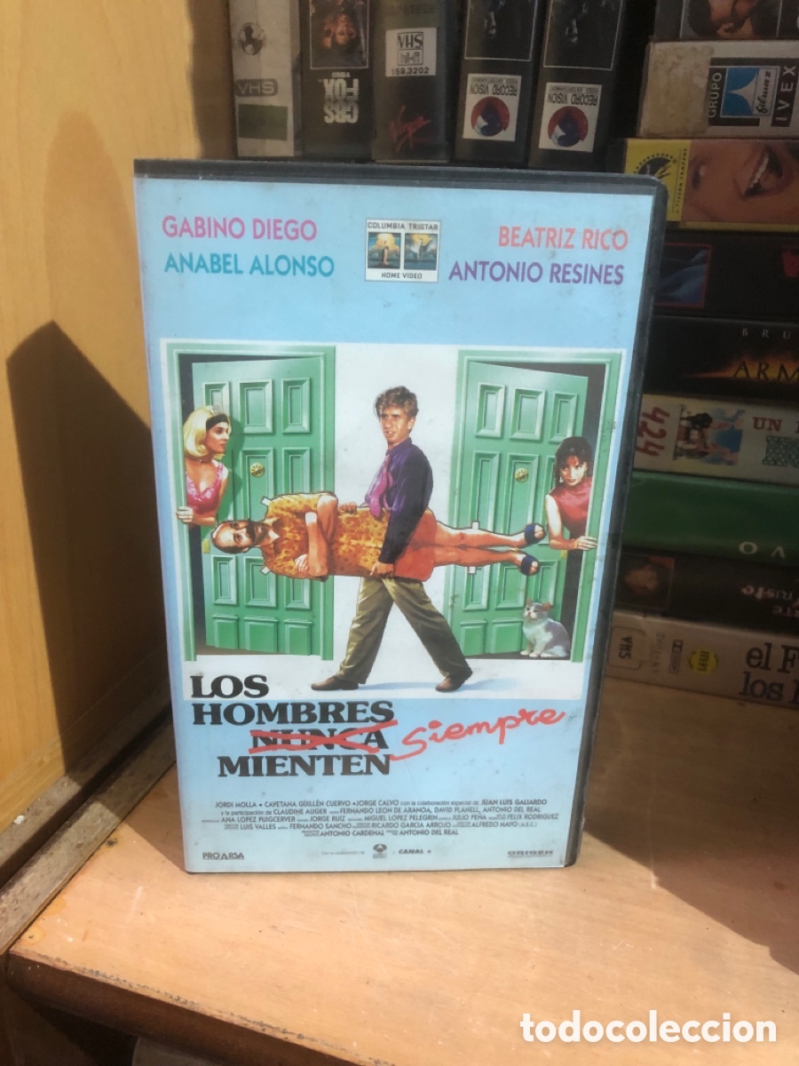 Cine: VHS V&Iacute;DEO CLUB LOS HOMBRES SIEMPRE MIENTE