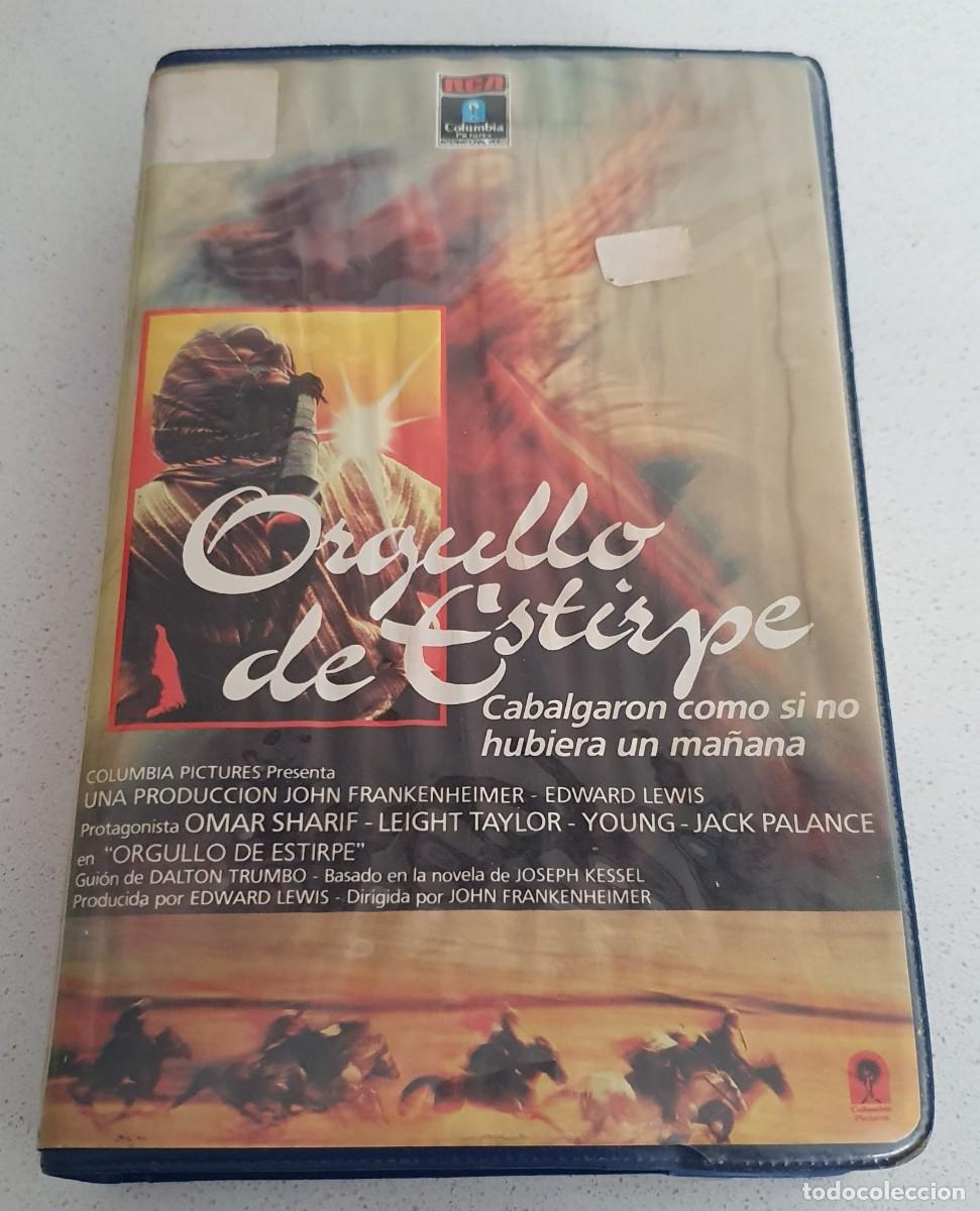 Cine: Pel&iacute;cula Vhs Orgullo de Estirpe. Omar Sharif, John Frankenheimer. Rca Columbia 1988. Videoclub.
