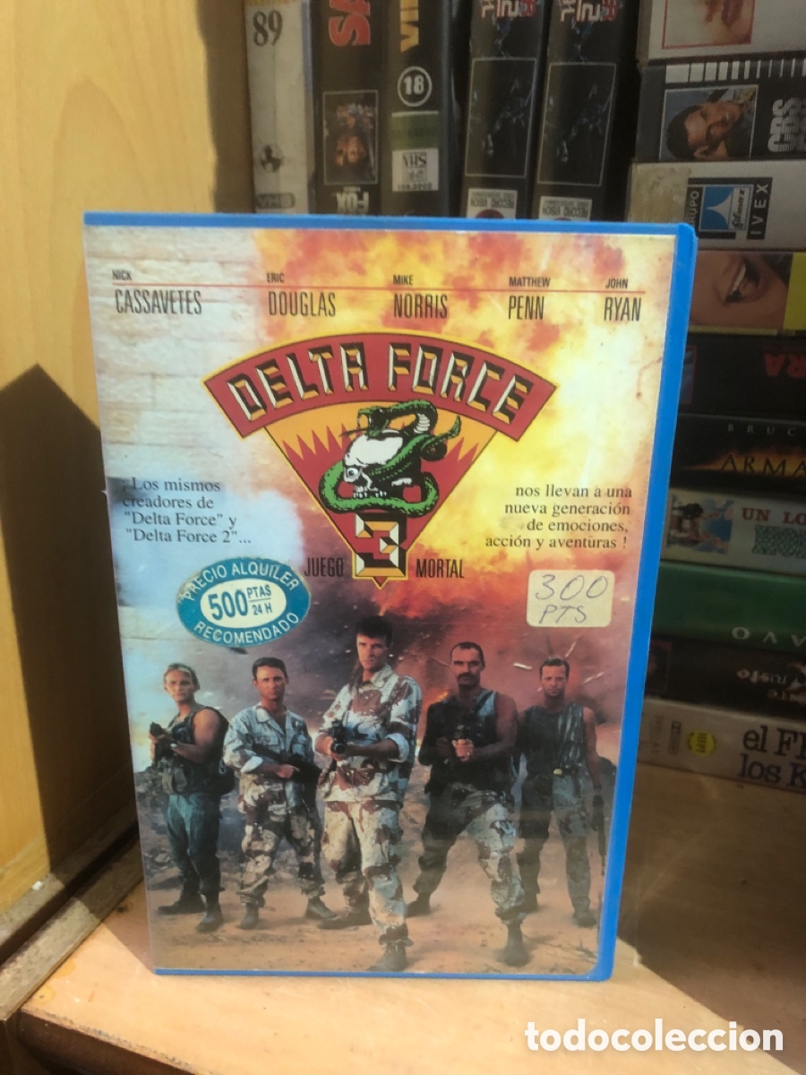 Cine: VHS V&Iacute;DEO CLUB DELTA FORC&Eacute; 3