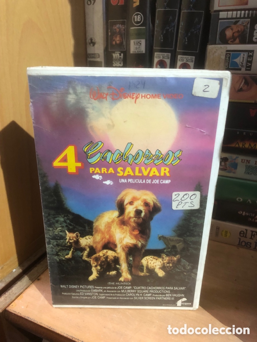 Cine: VHS V&Iacute;DEO CLUB 4 Cachorros para salvar