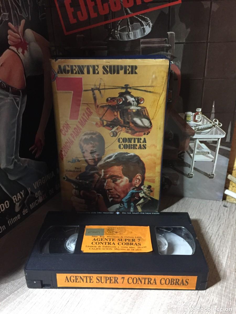 Cine: Vhs Agente super 7 contra cobras - upperseven the man to kill - Paul Hubschmid