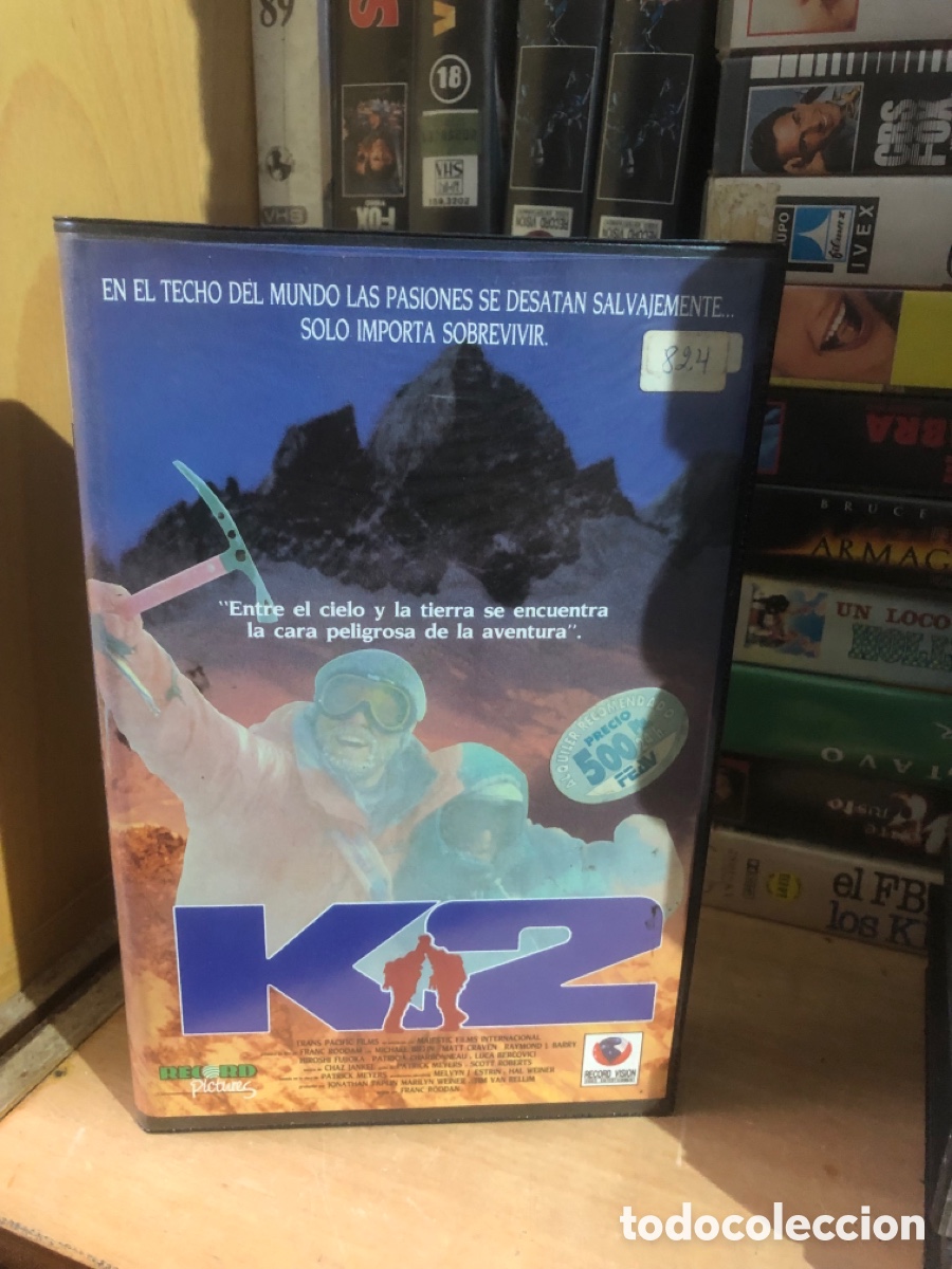 Cine: VHS V&Iacute;DEO CLUB K2 r&eacute;cord visi&oacute;n