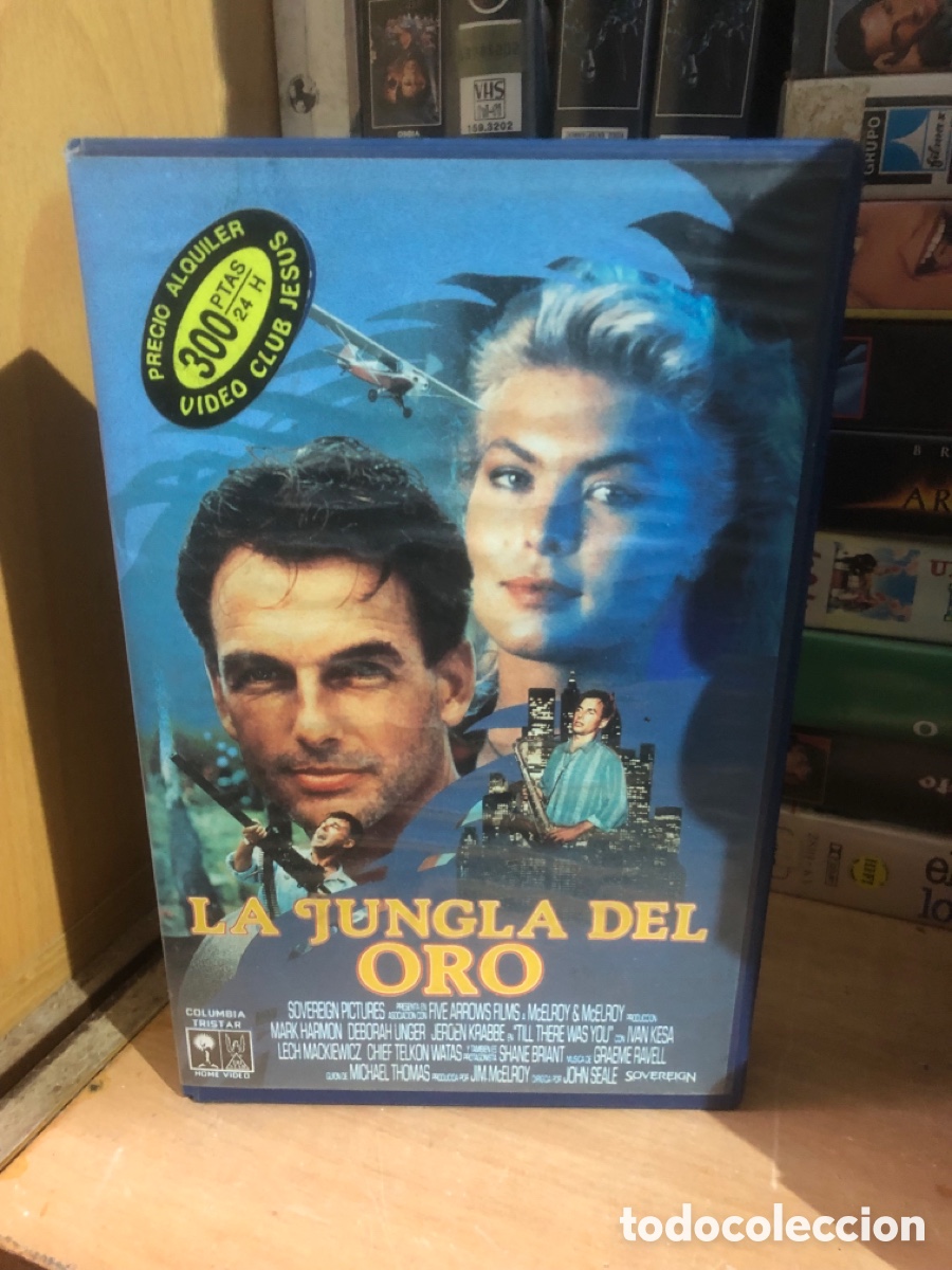 Cine: VHS V&Iacute;DEO CLUB LA JUNGLA DEL ORO