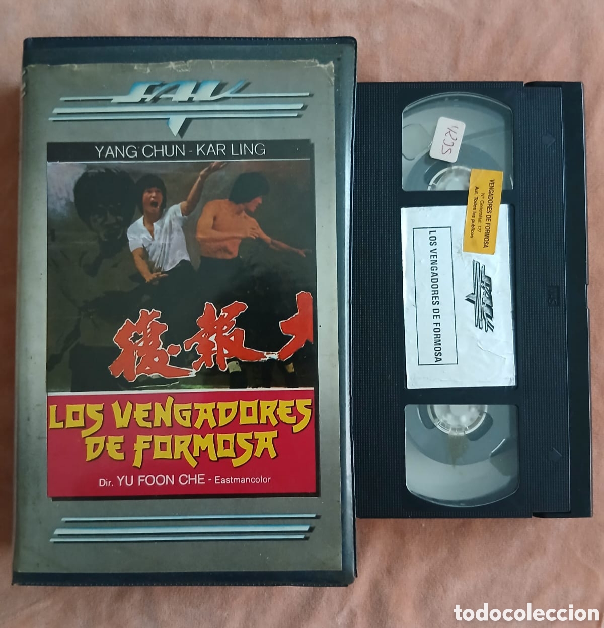 Cin&eacute;ma: LOS VENGADORES DE FORMOSA &bull; Yu Foon Che &bull; Artes Marciales &bull; VHS