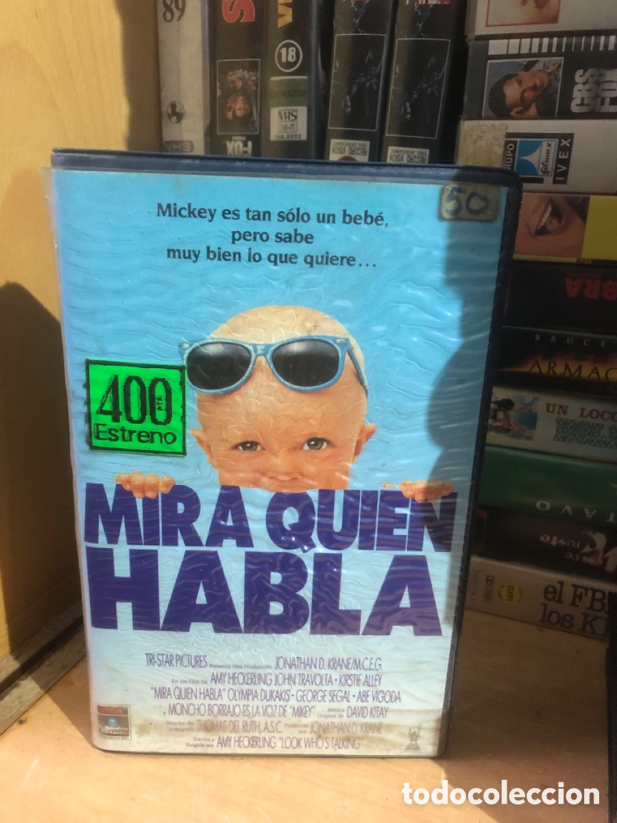 Cine: VHS V&Iacute;DEO CLUB MIRA QUIEN HABLA