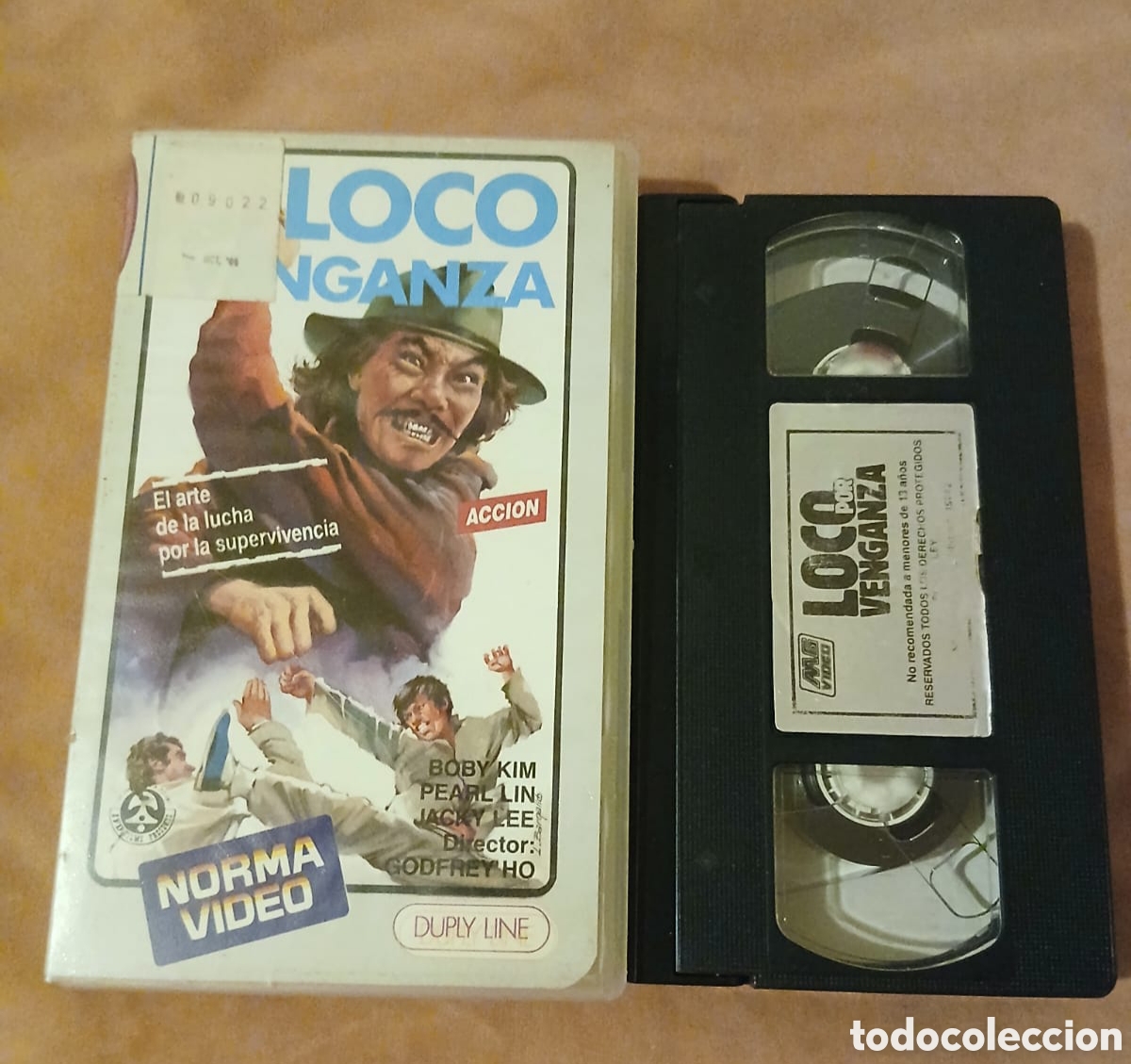 Cine: LOCO POR VENGANZA &bull; ARTES MARCIALES &bull; VHS