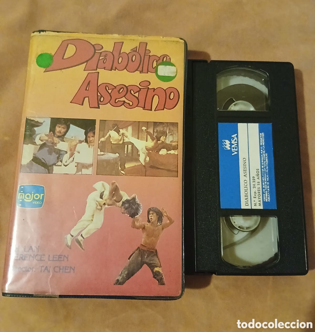 Cine: DIAB&Oacute;LICO ASESINO &bull; ARTES MARCIALES &bull; VHS