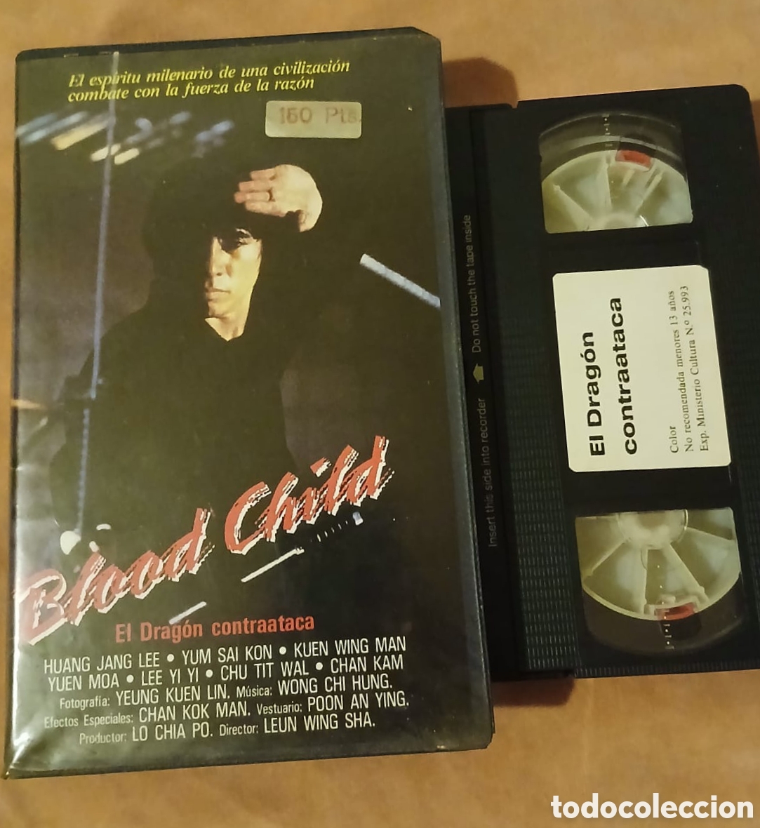 Cine: BLOOD CHILD - EL DRAG&Oacute;N CONTRAATACA &bull; ARTES MARCIALES &bull; VHS