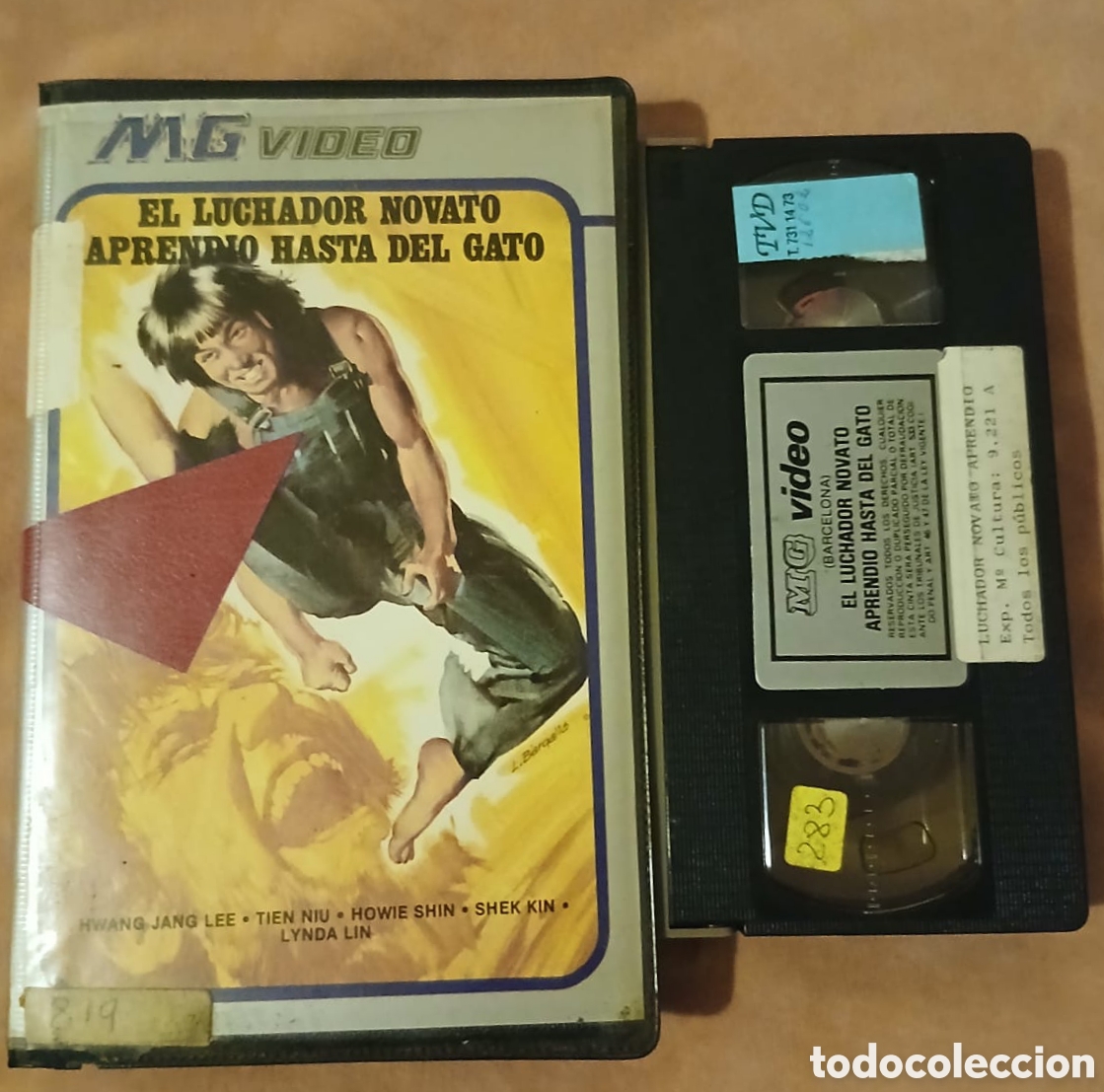 Cine: EL LUCHADOR NOVATO APRENDI&Oacute; HASTA DEL GATO &bull; ARTES MARCIALES &bull; VHS