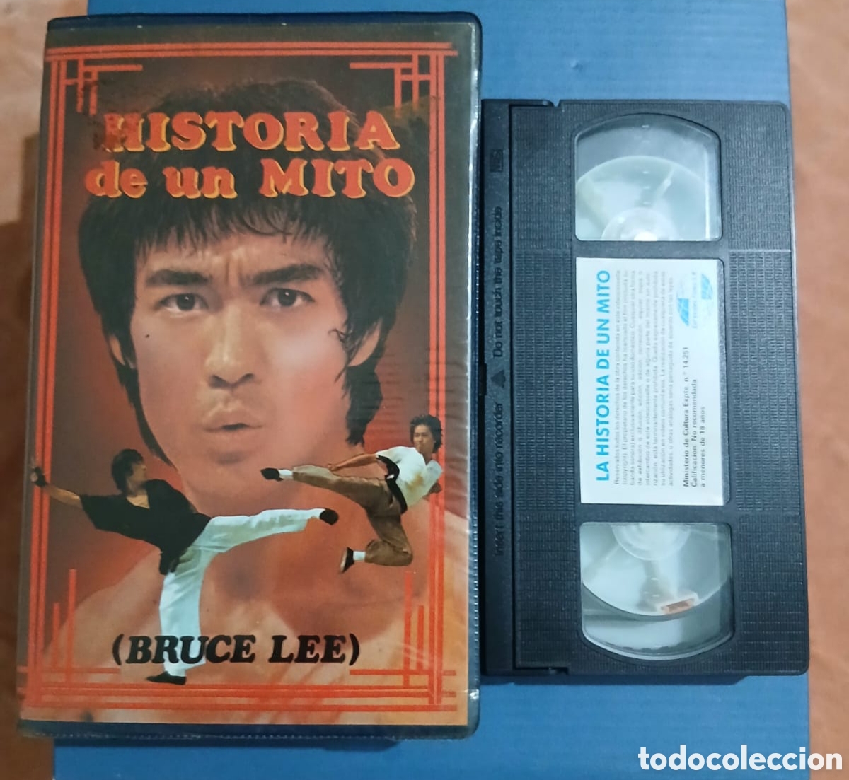 Cine: HISTORIA DE UN MITO (BRUCE LEE) &bull; ARTES MARCIALES &bull; VHS