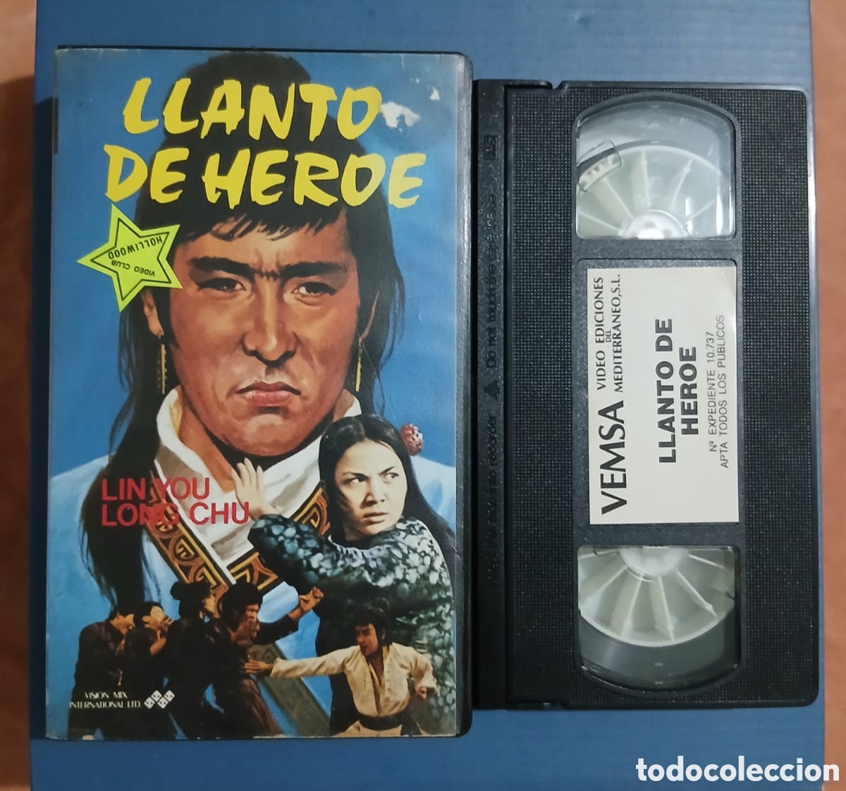 Cine: LLANTO DE H&Eacute;ROE &bull; LIN YOU, LONG CHU &bull; ARTES MARCIALES &bull; VHS