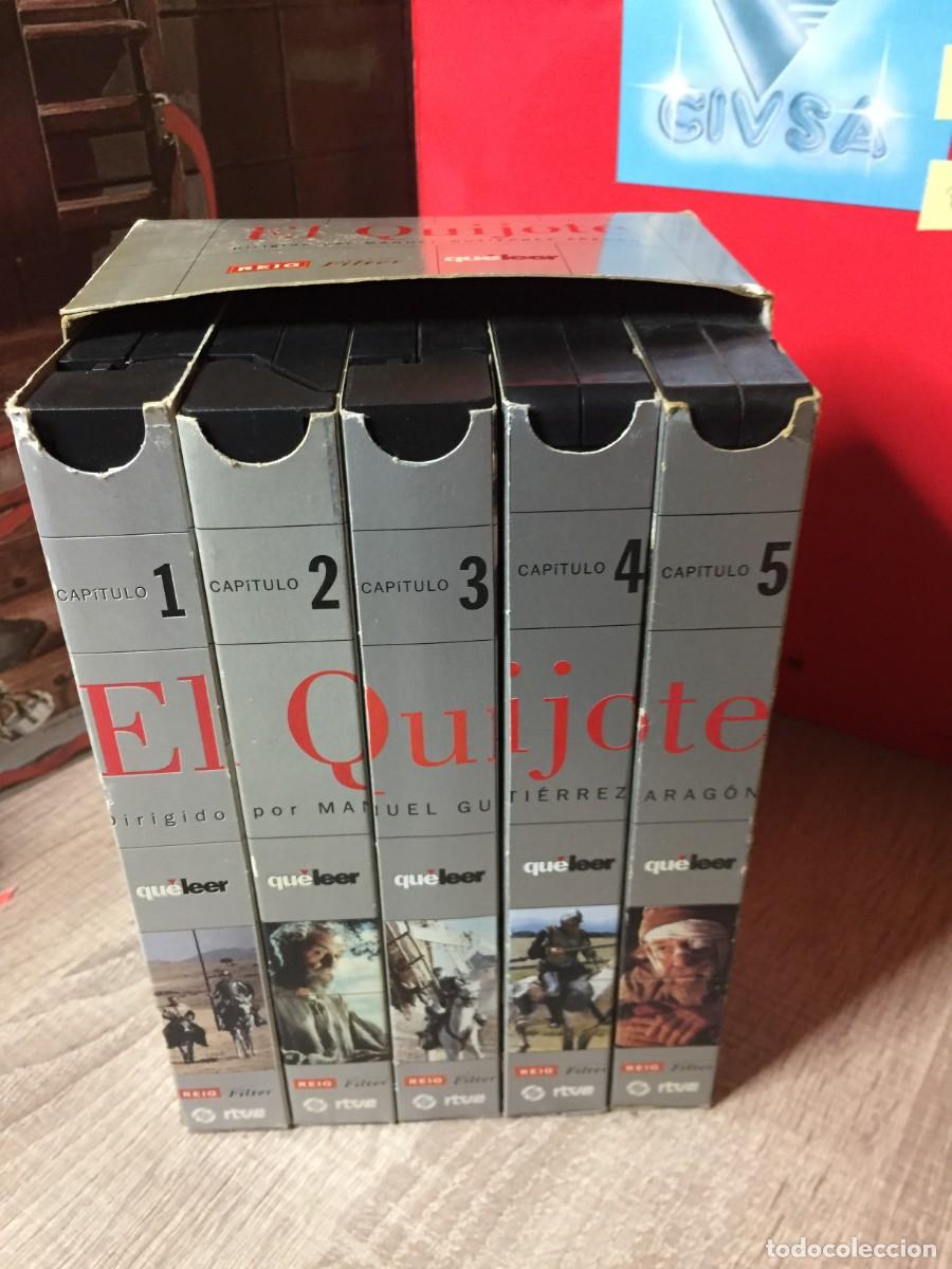 Cine: Vhs El Quijote pack 5 cintas en caja carton - Que leer