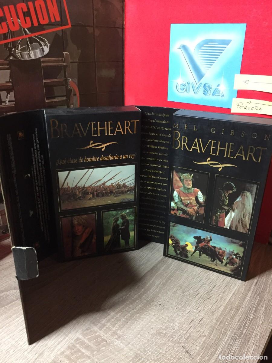 Cine: Vhs Braveheart - Mel Gibson - pack 2 cintas en caja carton