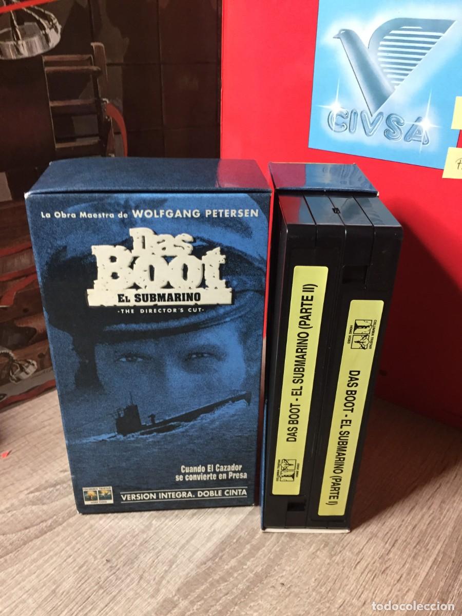 Cine: Vhs El submarino _ das boot - pack 2 cintas en caja carton