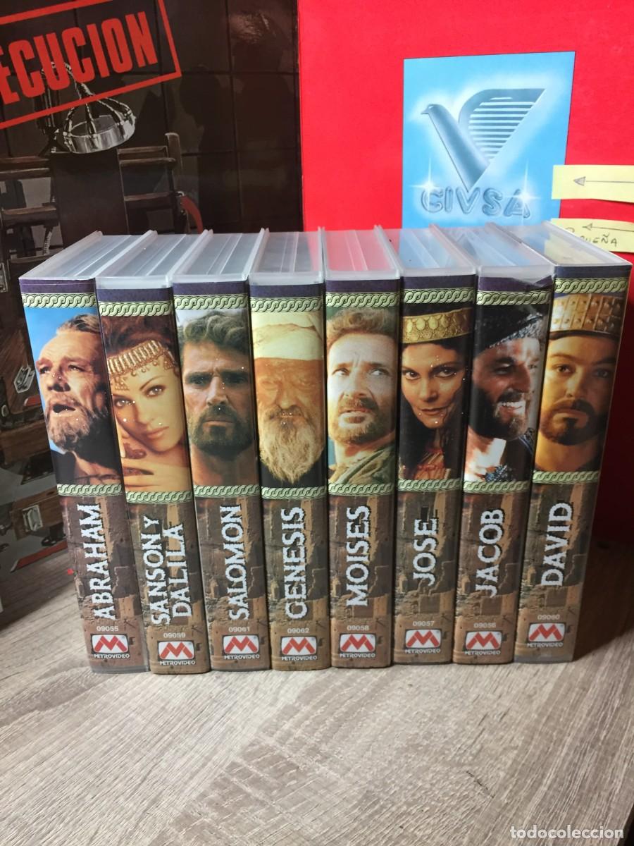 Cine: Vhs La biblia - pack caja estuche 8 cintas