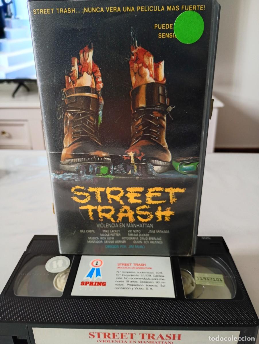 Cine: STREET TRASH. VIOLENCIA EN MANHATTAN. VHS ORIGINAL