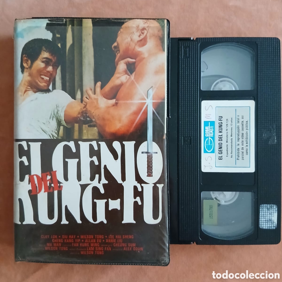 Cine: EL GENIO DEL KUNG FU &bull; CLIFF LOK, SIU HAY &bull; ARTES MARCIALES &bull; VHS