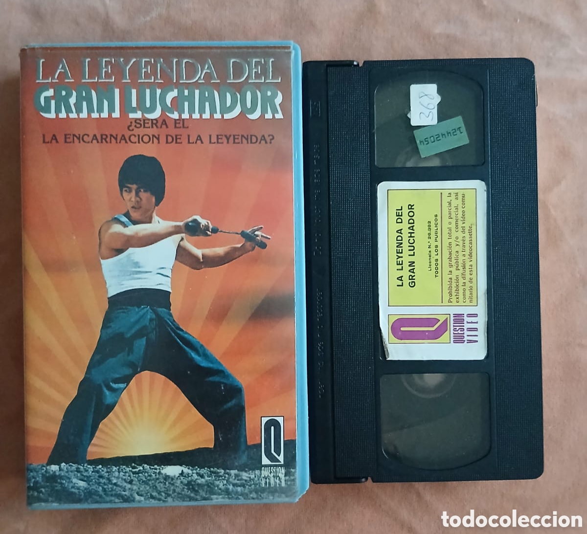 Cine: LA LEYENDA DEL GRAN LUCHADOR &bull; Artes Marciales &bull; VHS