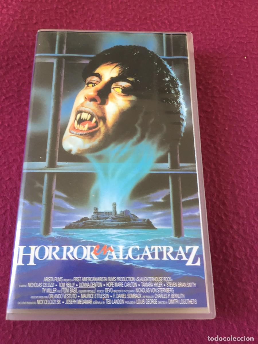 Cine: Horror en Alcatraz (1988) - Dimitri Logothetis Toni Basil Nicholas Celozzi Tom Reilly VHS - TERROR