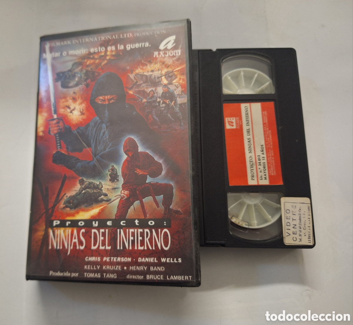 Cine: Proyecto Ninjas del Infierno VHS Artes Marciales