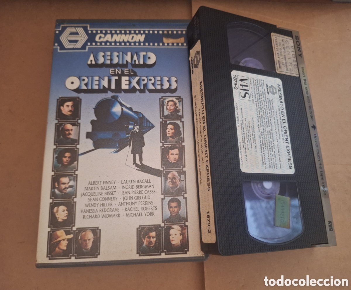 Cine: Asesinato en el Orient Express VHS Cannon
