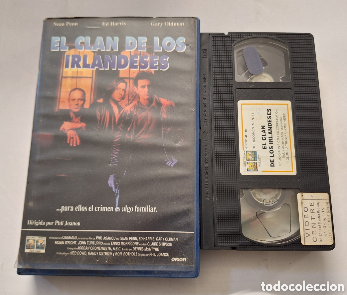 Cine: El Clan de los Irlandeses VHS Caja Grande