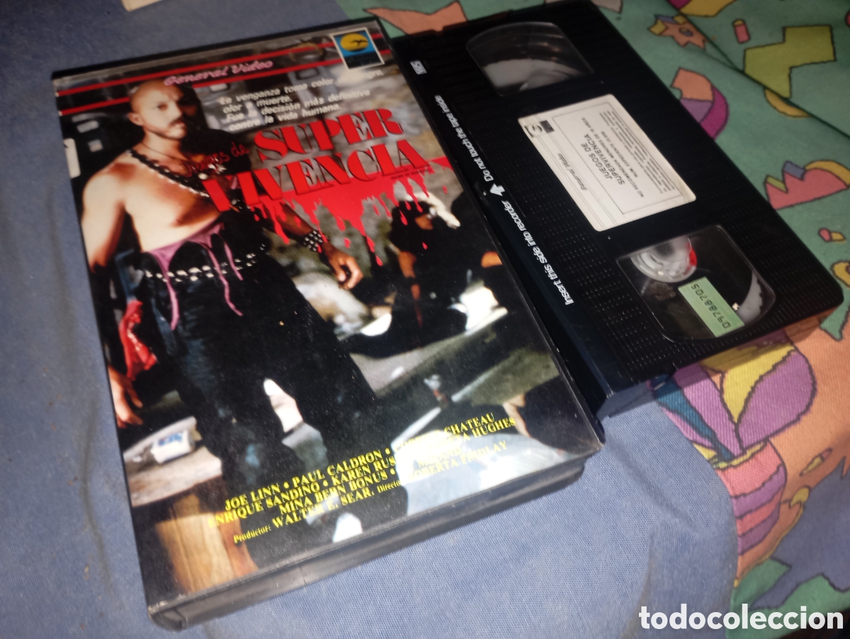 Cine: Juegos de supervivencia- vhs- bandas callejeras 1985 - Descatalogada