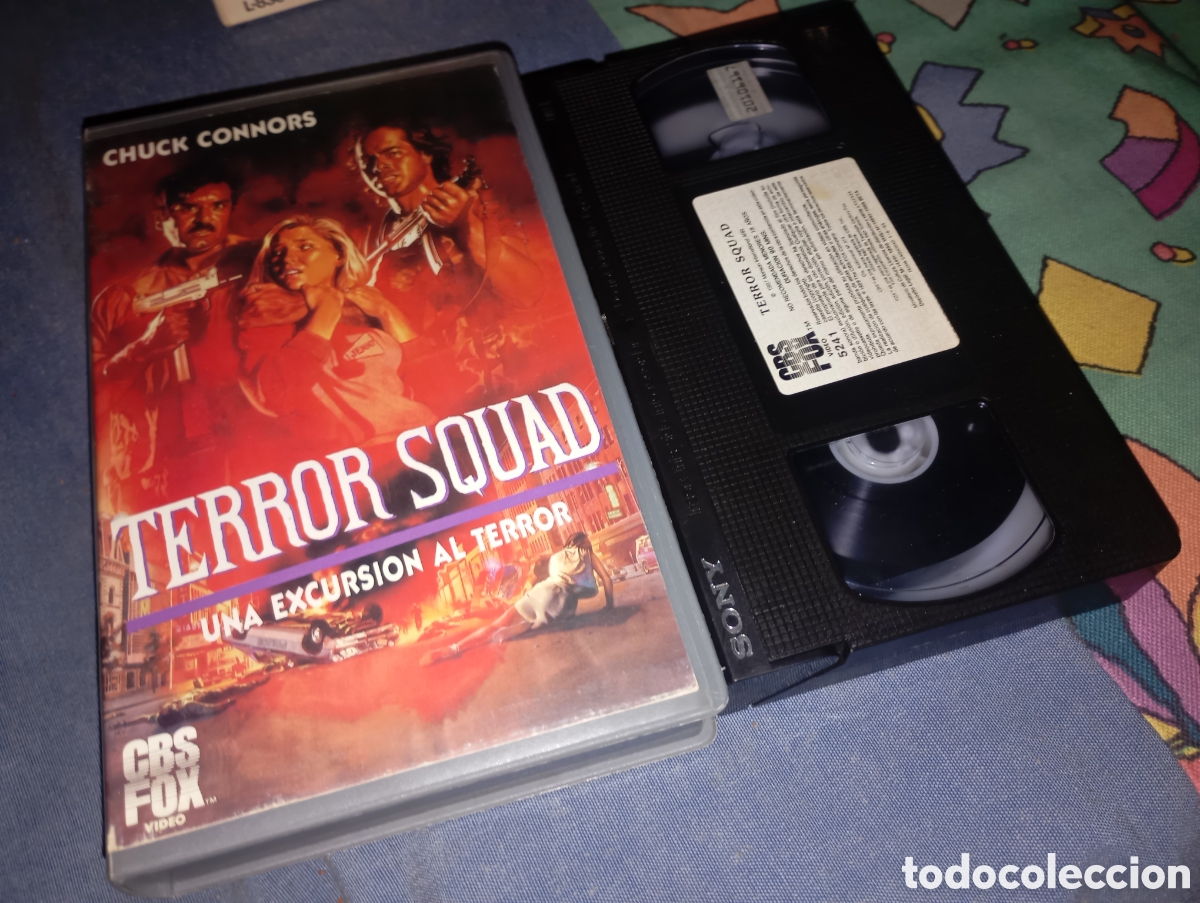 Cine: TERROR SQUAD- VHS- CHUCK CONNORS