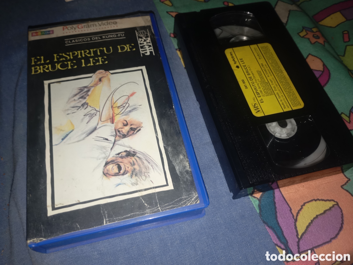 Cine: El espiritu de bruce lee- vhs- kung fu- artes marciales