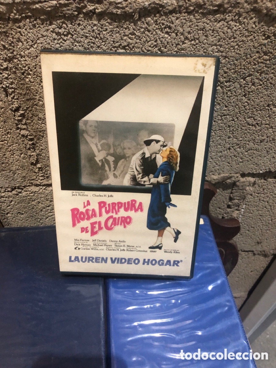 Cine: VHS V&Iacute;DEO CLUB LA ROSA P&Uacute;RPURA DEL CAIRO
