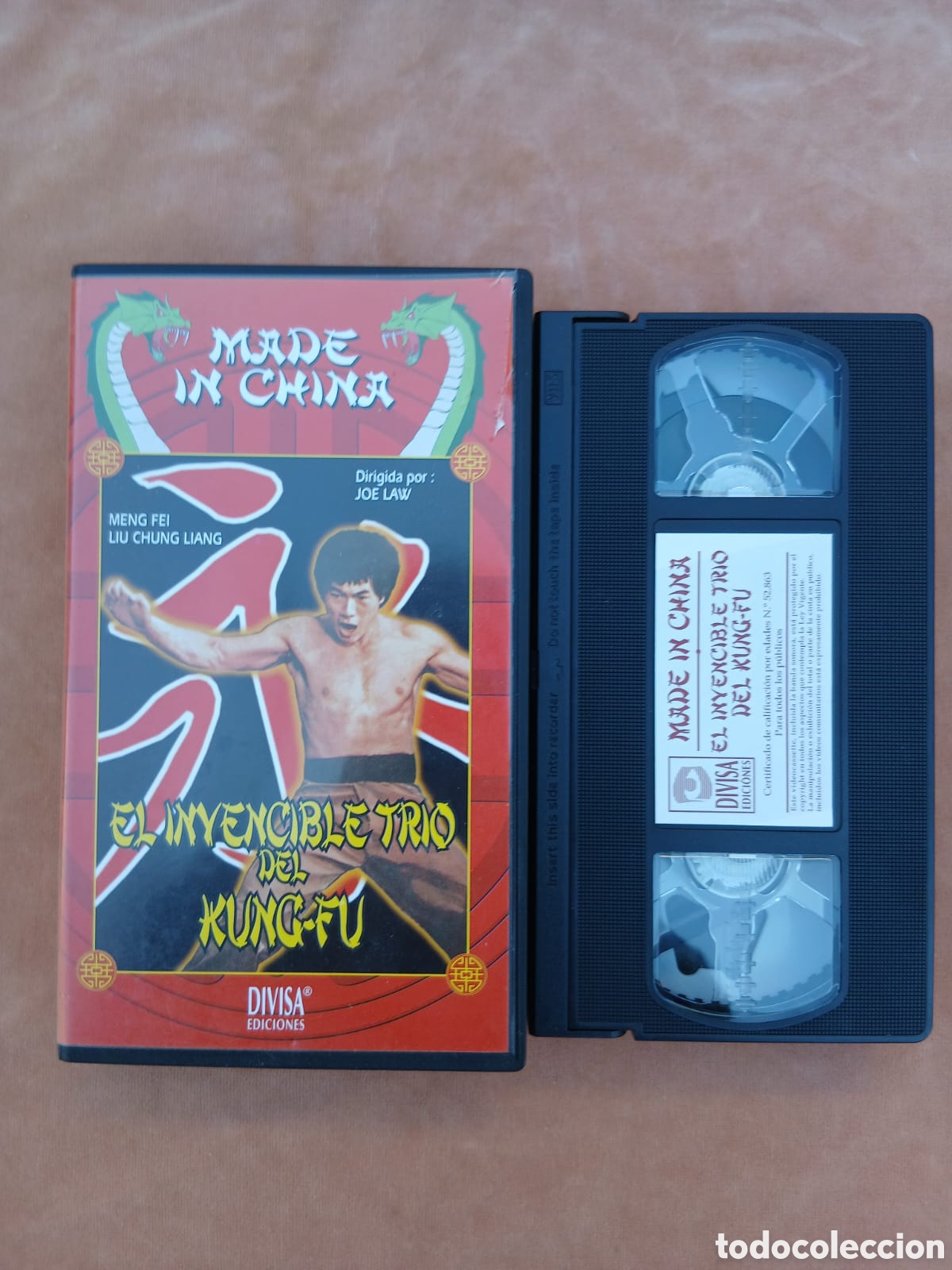 Cine: EL INVENCIBLE TR&Iacute;O DEL KUNG FU &bull; ARTES MARCIALES &bull; VHS