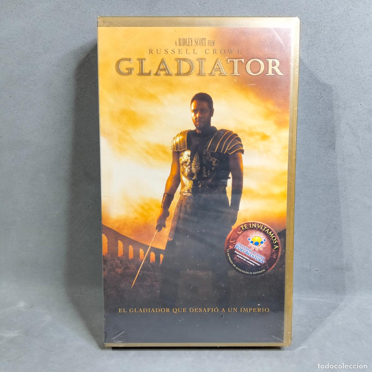 Cine: GLADIATOR. VHS Precintado. Ridley Scott, Ruddell Crowe, Joaquin Phoenix. Universal DreamWorks, 2000