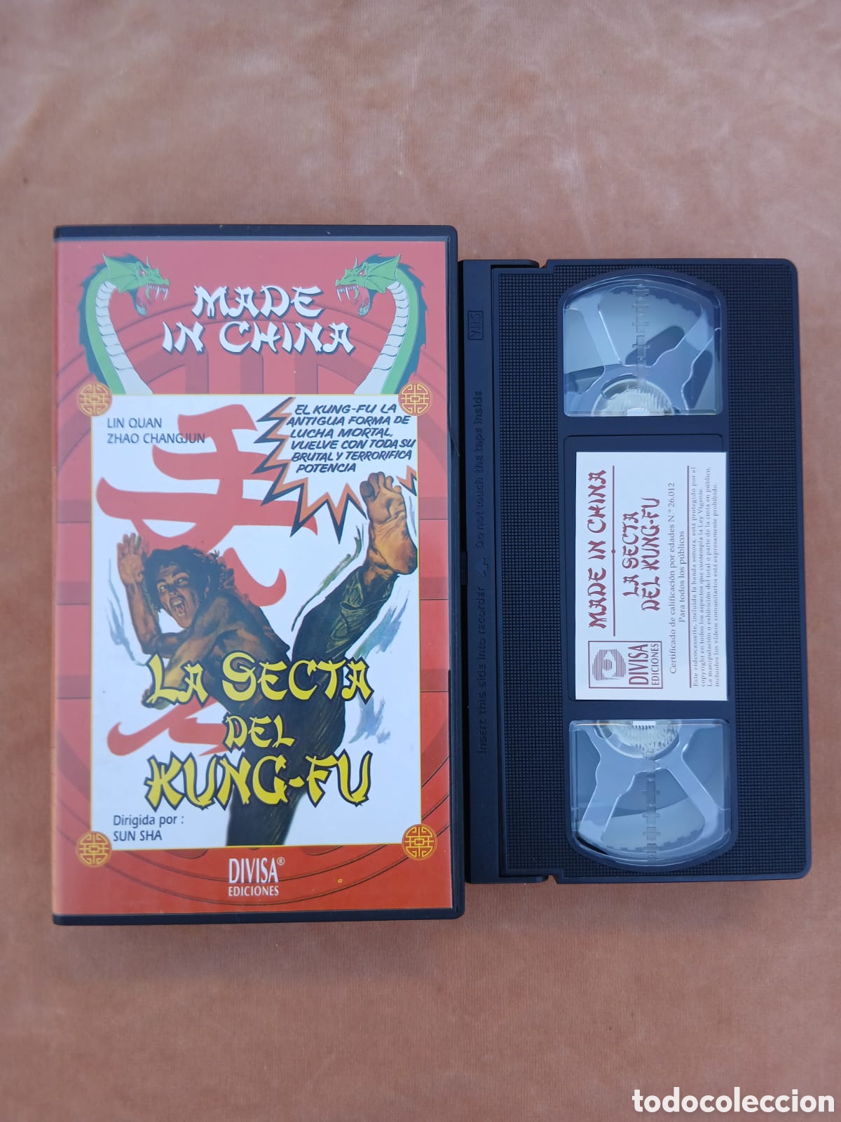Cine: LA SECTA DEL KUNG FU &bull; ARTES MARCIALES &bull; VHS