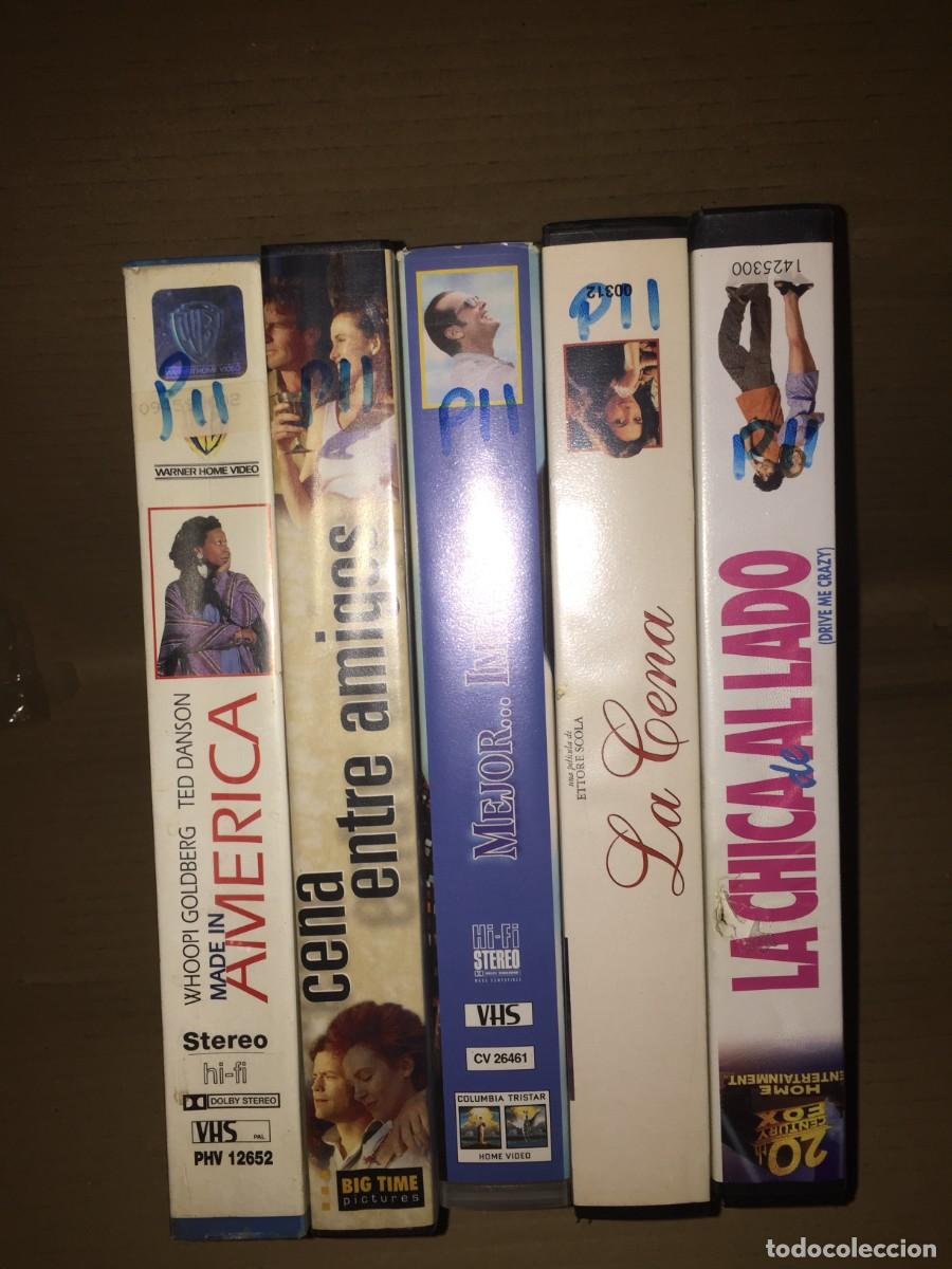 Cine: Vhs pack n&ordm; 11 vhs Made in america, cena entre amigos, mejor imposible, la cena, la chica de al lado