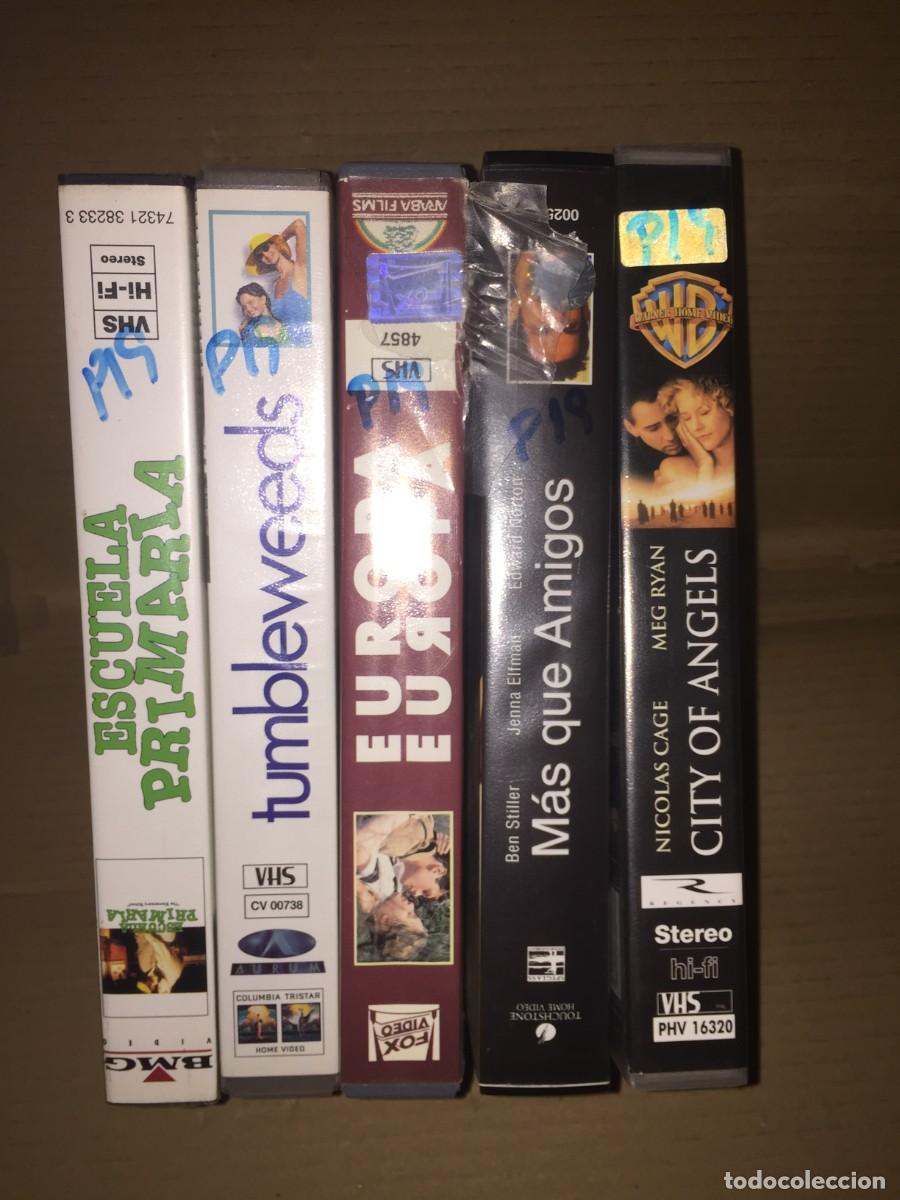 Cine: Vhs pack n&ordm; 19 vhs Escuela primaria, tumbleweeds, europa, mas que amigos, city of angels