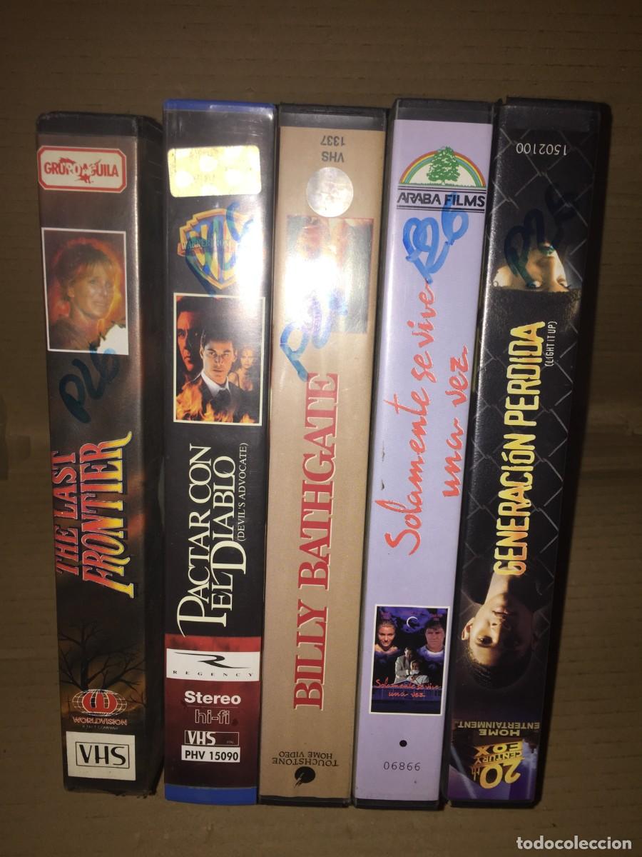 Cine: Vhs pack n&ordm; 26 vhs The last frontier, pactar con el diablo, billy bathgate, solamente se vive una ve
