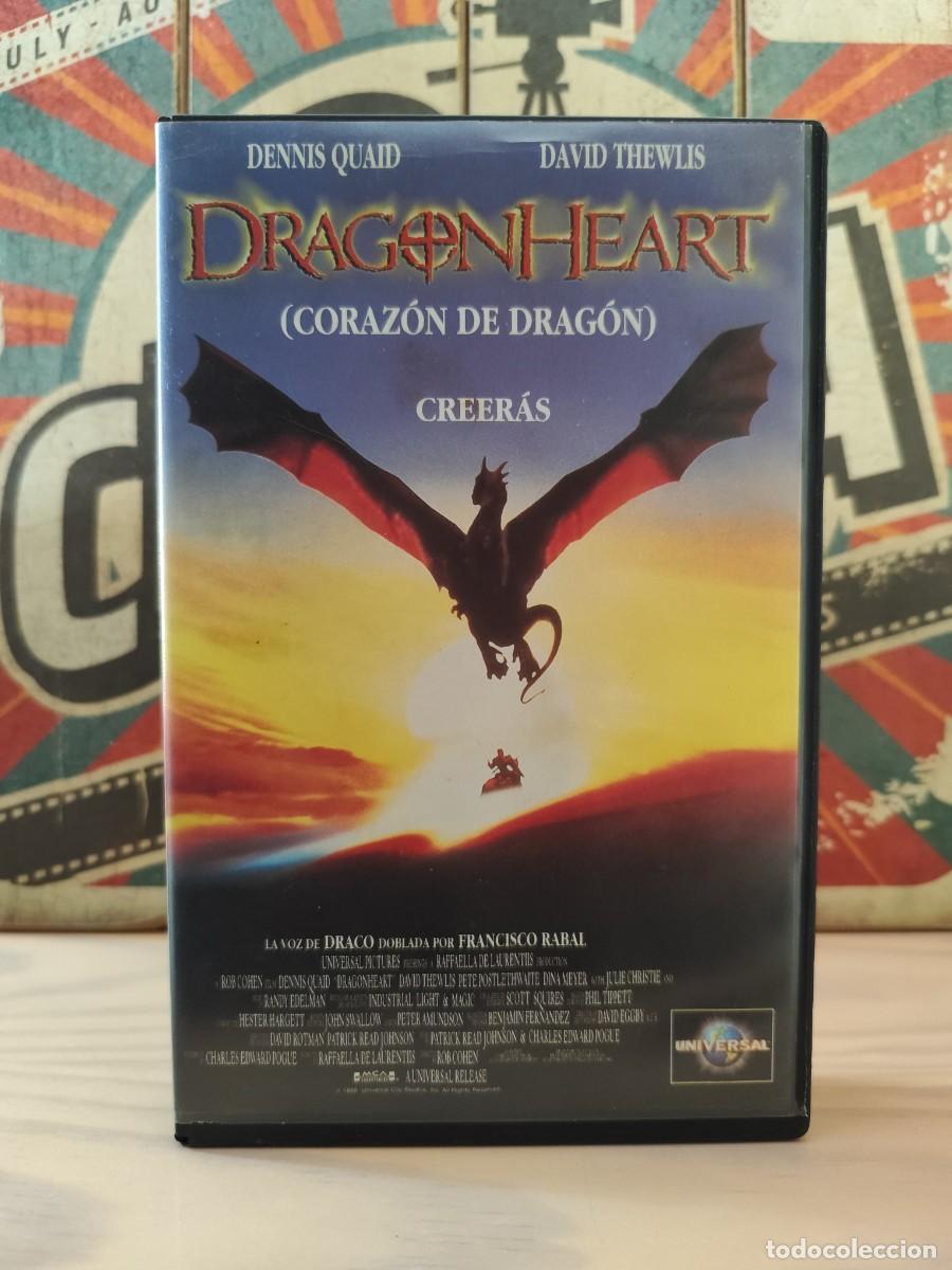 Cine: LF 44 VHS CG Dragon Heart (Coraz&oacute;n de drag&oacute;n) - Dennis Quaid, David Thewlis