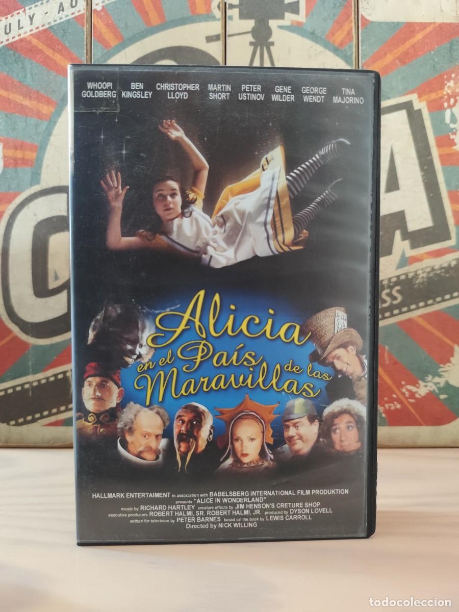 Cine: LF 44 VHS CG Alicia en el pais de las maravillas - Whoopi Goldberg, Ben Kingsley