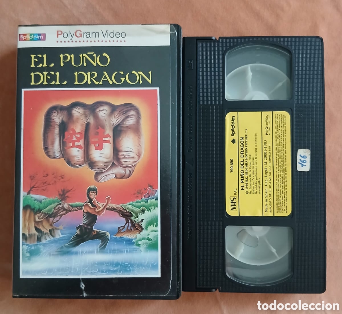 Cine: EL PU&Ntilde;O DEL DRAG&Oacute;N &bull; ARTES MARCIALES &bull; VHS