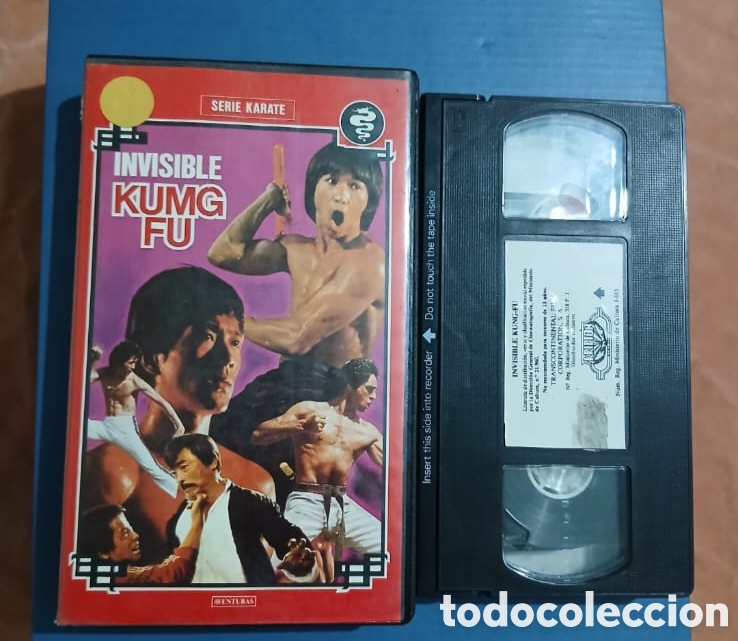 Cine: INVISIBLE KUMG FU &bull; KUNG FU, ARTES MARCIALES &bull; VHS