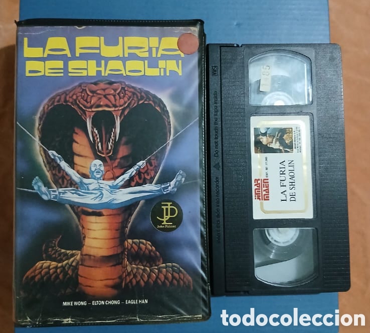 Cine: LA FURIA DE SHAOLIN &bull; ARTES MARCIALES &bull; VHS