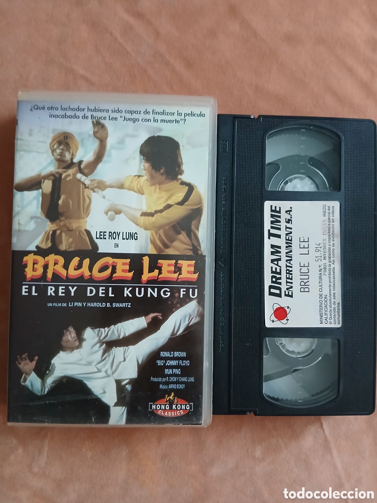 Cine: BRUCE LEE EL REY DEL KUNG FU &bull; ARTES MARCIALES &bull; VHS
