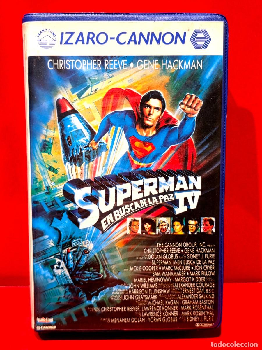 Cine: SUPERMAN IV (4) (1987) - Sidney J. Furie, Christopher Reeve, Gene Hackman - 1&ordf; EDICI&Oacute;N IZARO CANNON