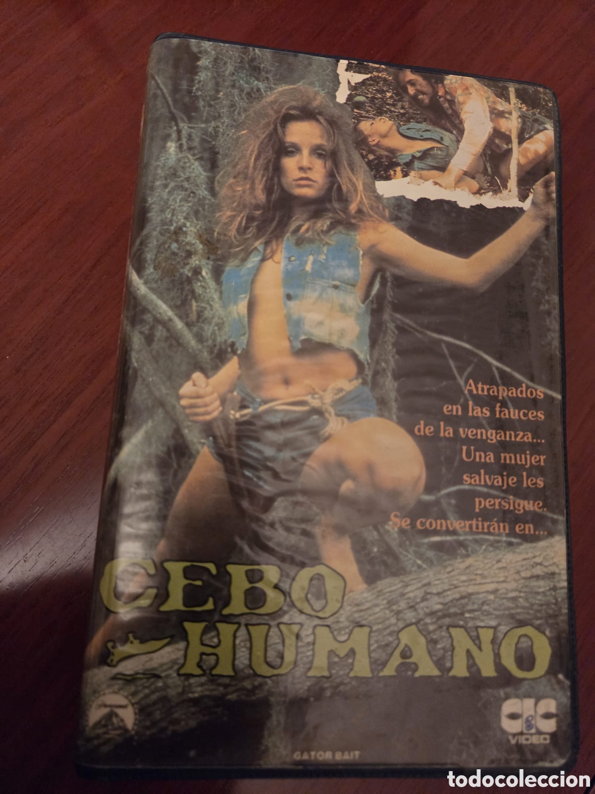 Cine: VHS Cebo Humano VHS Original | Cine Exploitation / Terror Vintage en Espa&ntilde;ol | Coleccionistas Retro