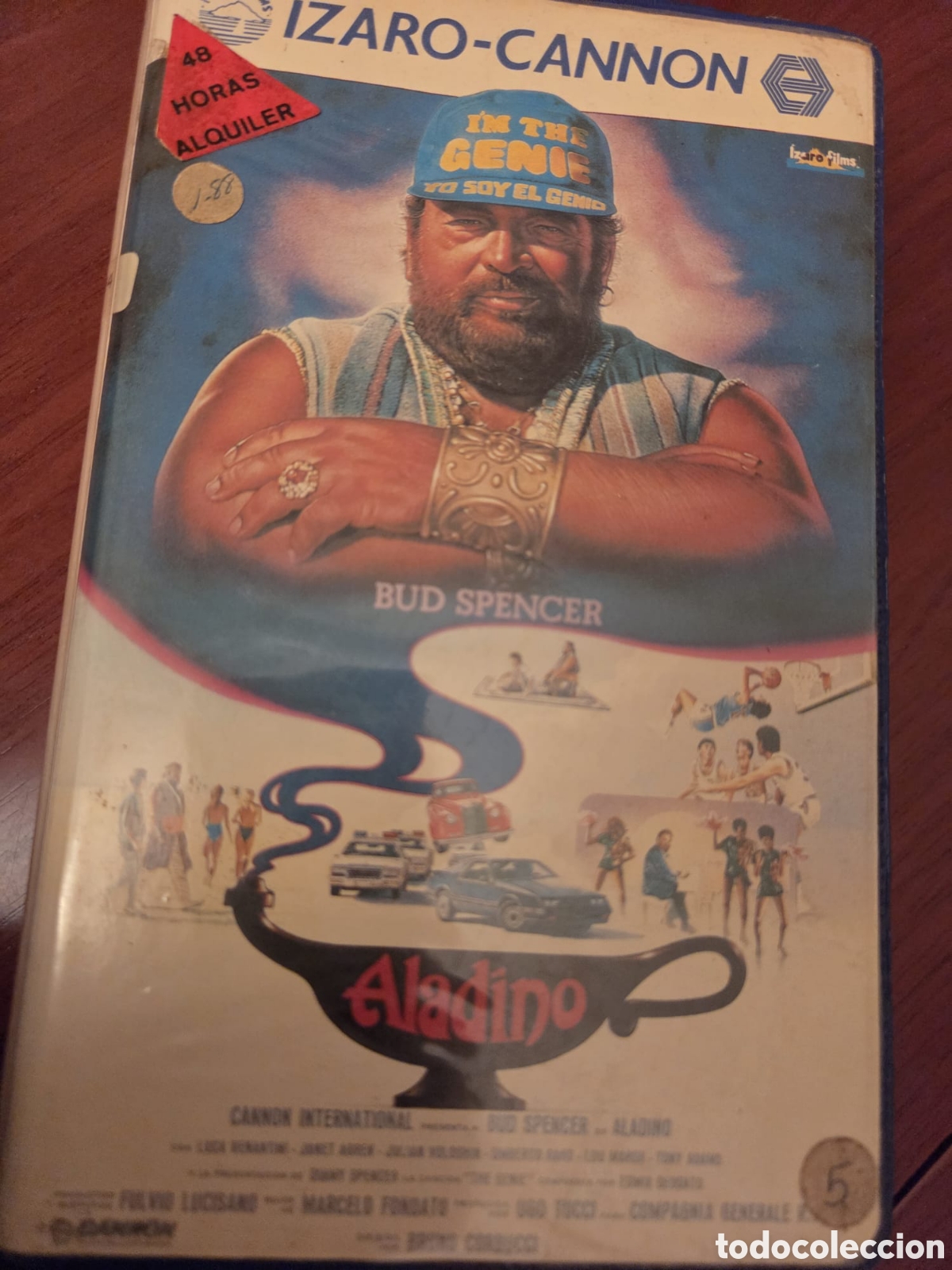 Cine: VHS Aladino Bud Spencer | Edici&oacute;n Videoclub IZARO-CANNON | Cine Retro Vintage Coleccionistas